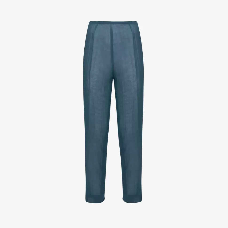 Bottoms-Atelier Bomba Emerald Green Lounge Suit Pants - Made To Order