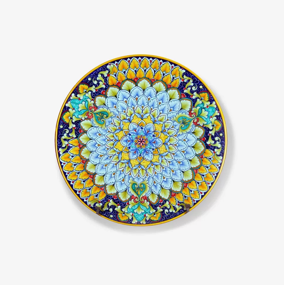 Artisans-Ceramiche Artistiche Gialletti Giulio Ceramiche Gialletti Artisan Yellow Decorative Plate - Made To Order