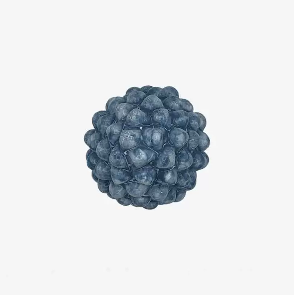Artisans-Ceramiche Mennella Artisanal Light Blue Pinecone - Made To Order