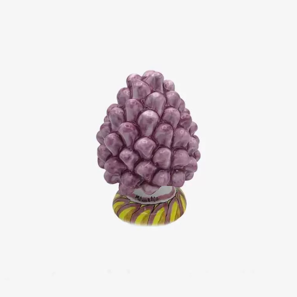 Artisans-Ceramiche Mennella Artisanal Pink Pinecone - Made To Order