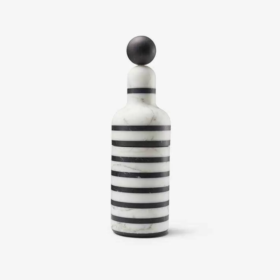 Kitchen-Editions Milano Cooler D Marble Container Black And White, Pietro Russo Design - Made To Order