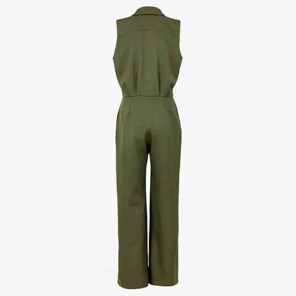 Dresses-Giuliva Heritage The Aly Jumpsuit Wool Drill