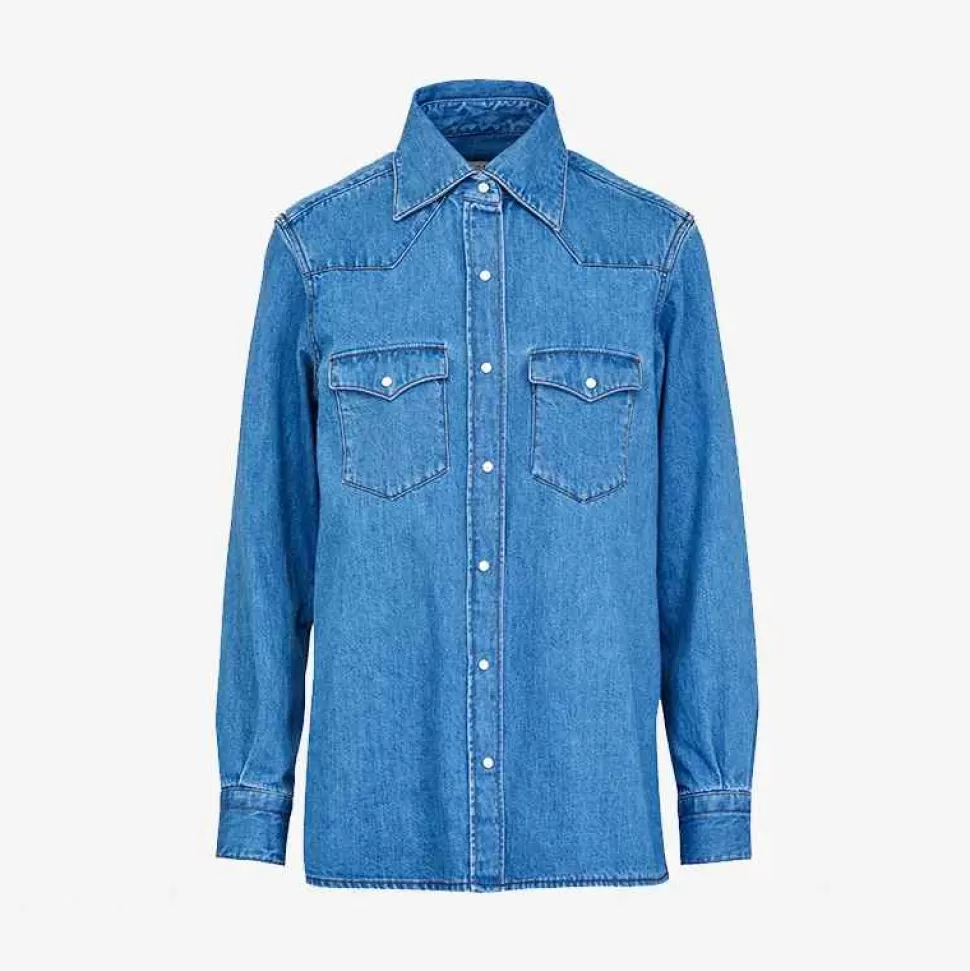 Tops & T-Shirts-Giuliva Heritage The Dina Shirt Denim