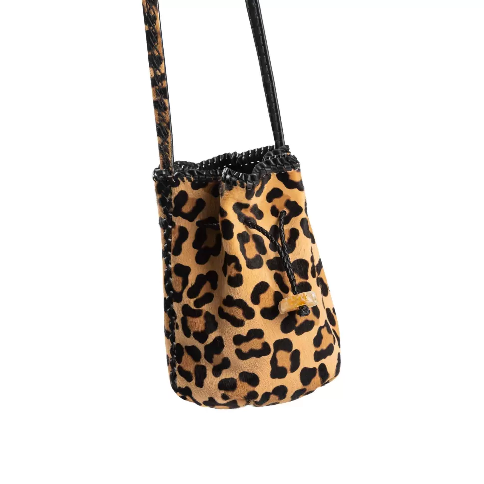 Bags & Accessories-Iacobella Mini Nirmala Leopard