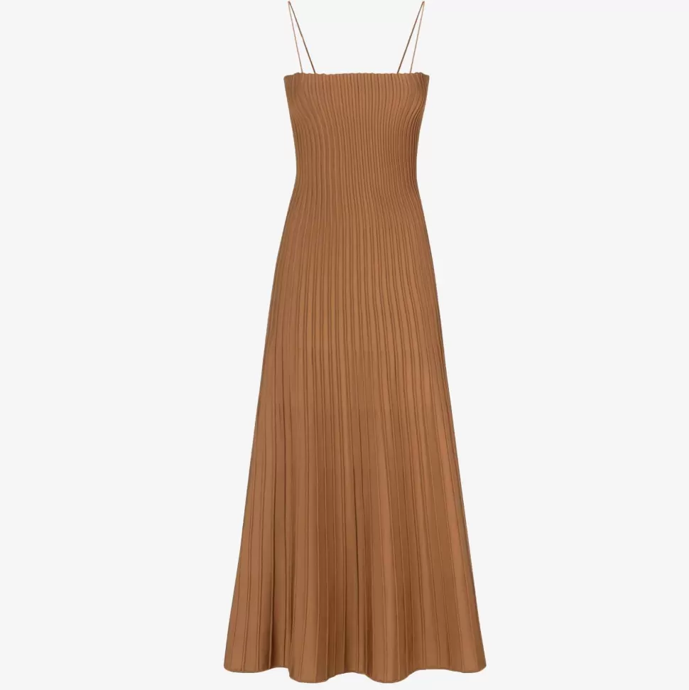 Dresses-ISSIMO X Casasola Carlotta Midi Dress Copper