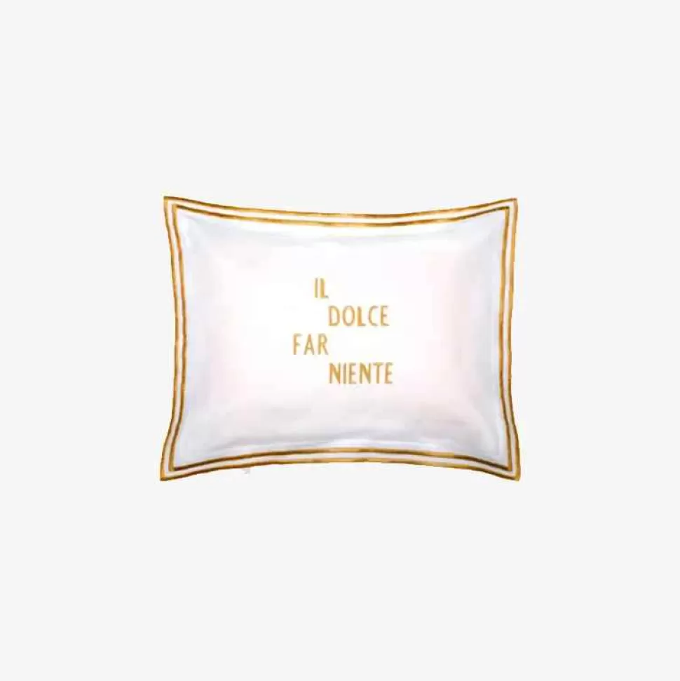 Bedroom-ISSIMO X Frette Boudoir Pillow Case "Dolce Far Niente"