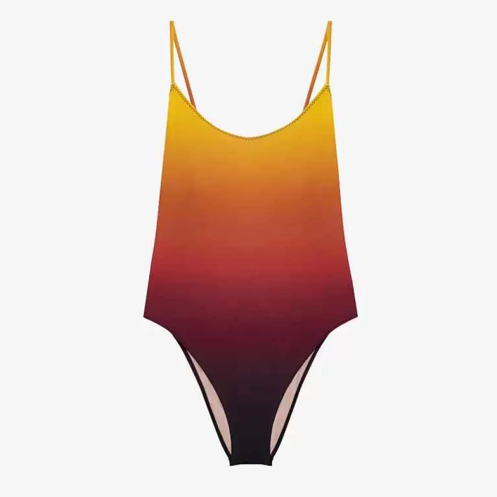 Beachwear-ISSIMO X Lido Trentasei One Piece Swimsuit - Negroni