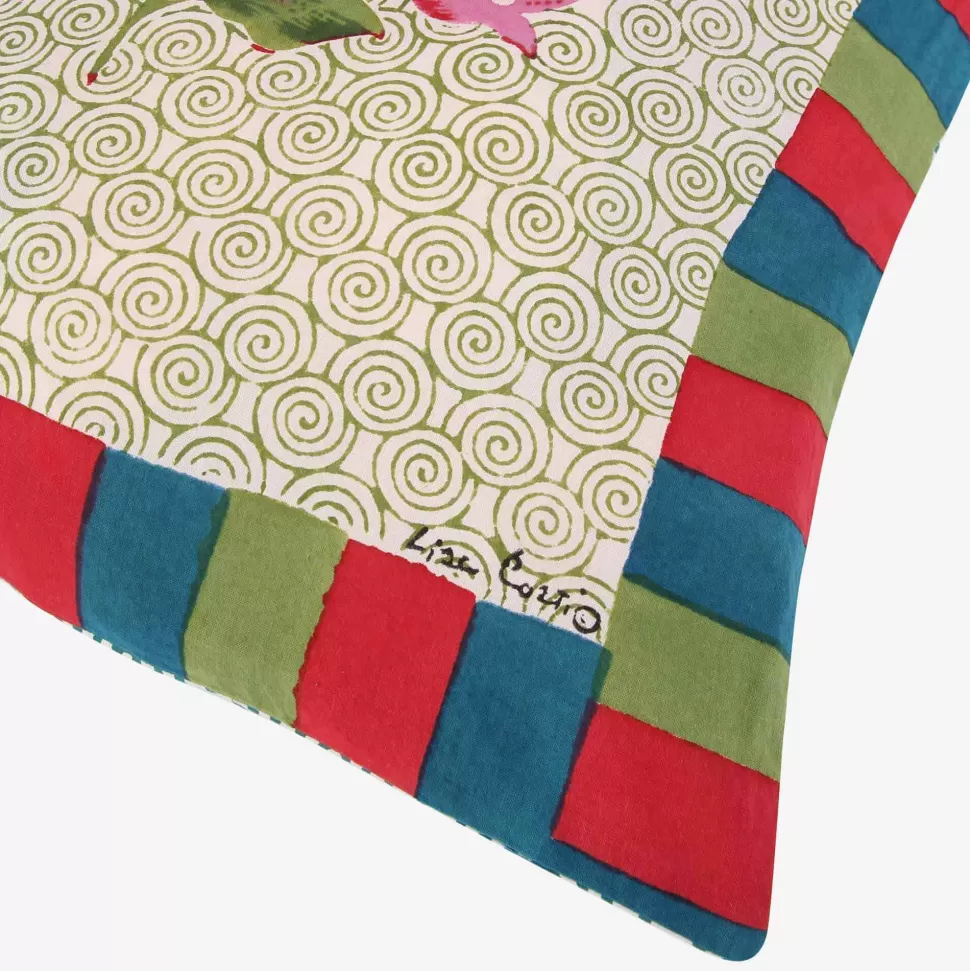 Living Room-ISSIMO X Lisa Corti Bougainvillea Spiral Pillow
