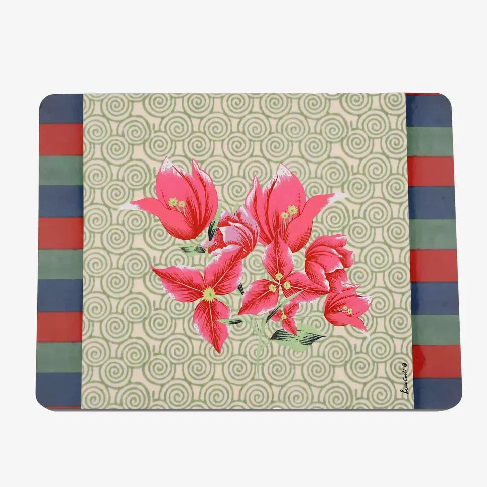 Tableware-ISSIMO X Lisa Corti Bougainvillea Spiral Placemat
