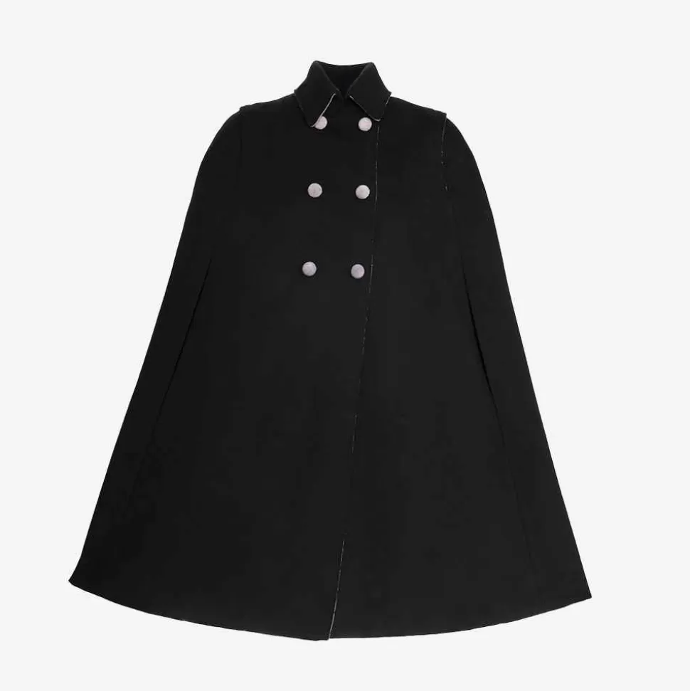 Outerwear-ISSIMO X Lodental Black Cape