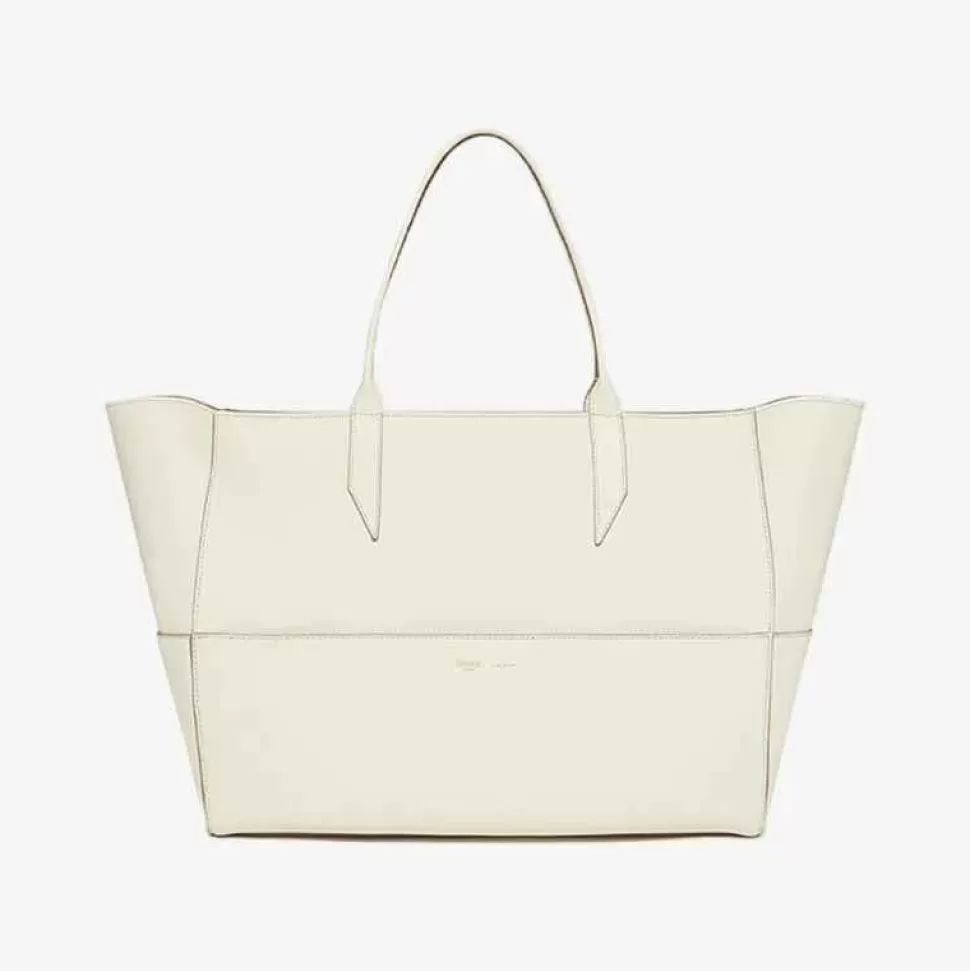 Bags & Accessories-Mu00e9tier Metier Incognito Small Cabas - White Sand