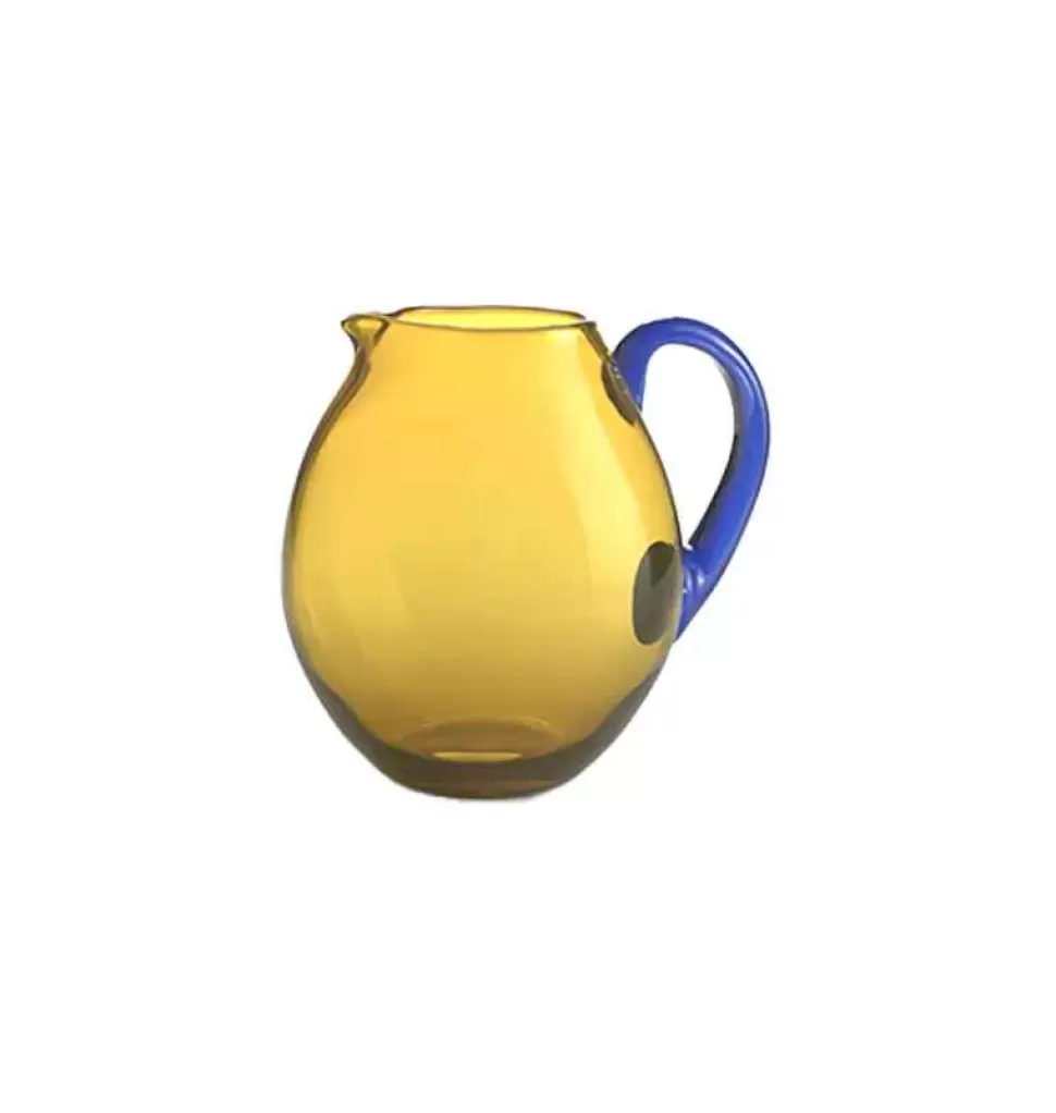 Tableware-NasonMoretti Dandy Carafe Blue Yellow - Made To Order