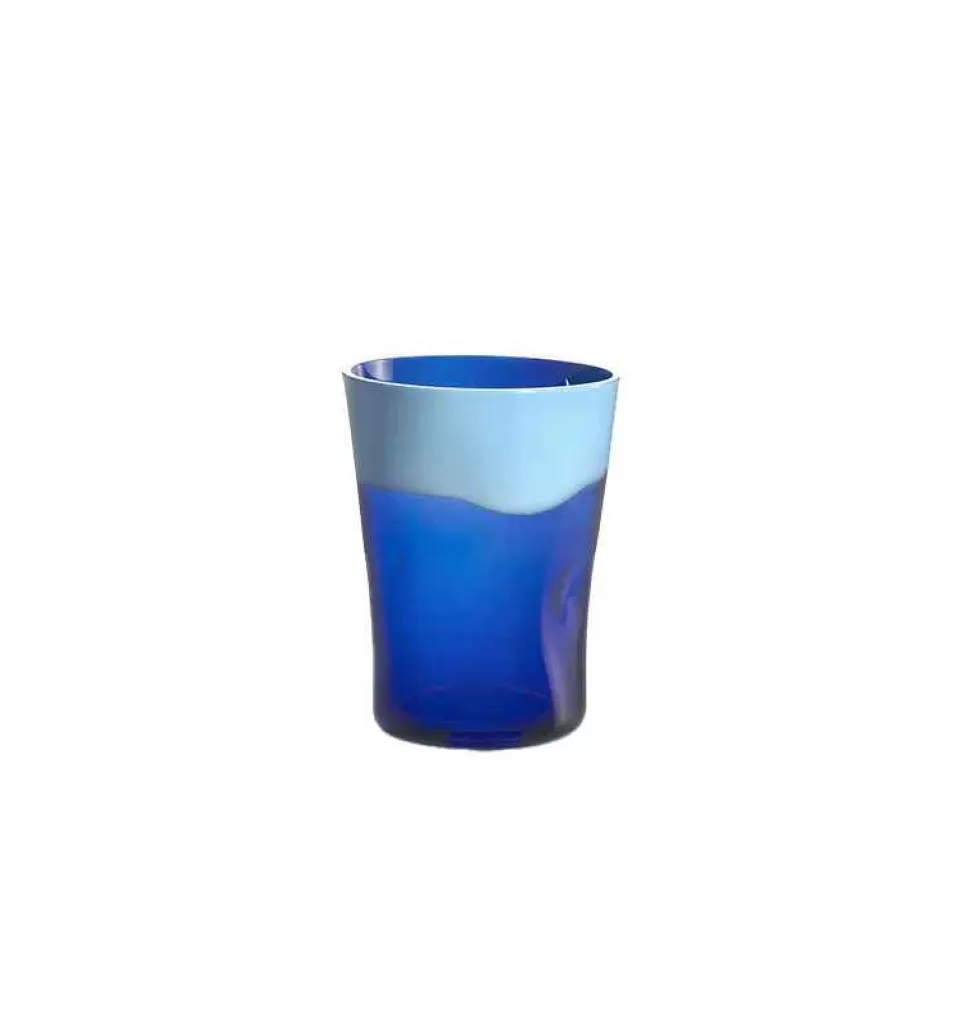 Tableware-NasonMoretti Dandy Water Glass Sky Blue Blue - Made To Order